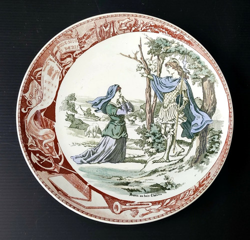 Jeanne arc faience c - jeanne, d'arc