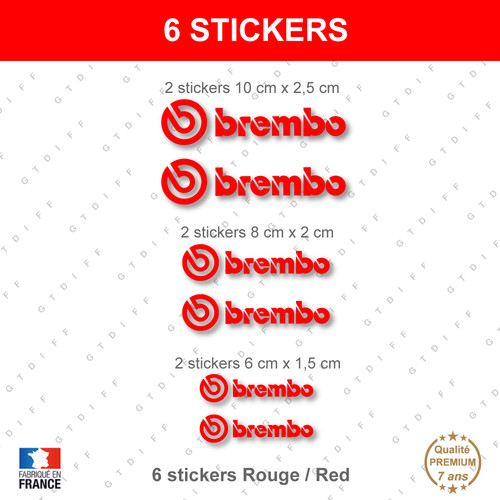 Stickers brembo rouge - stickers,