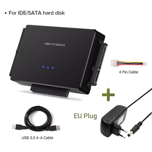 Adaptateur usb sata ide - usb, 3.0