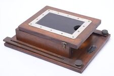 ✅ PLATE CHANGER, HOLDER ANTIQUE WOODEN 'RAPID MARGEUR' 9X12CM