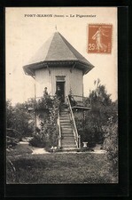 Old postcard Fort-Mahon, le Pigeonnier 