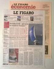 LE FIGARO of August 14, 2001 - Peace Treaty in Macedonia / Alix comic unpublished 
