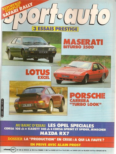 Sport auto 268 1984 afrique - auto,