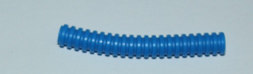 Tube lego technic blue ribbed - lego,