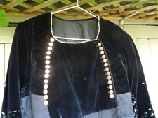 Antique Breton costume vest thousand buttons Geméné on scorff Pourlet Mellionnec