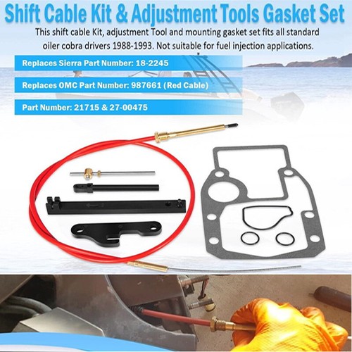 Lower shift cable assembly kit - shift,