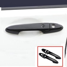 Bright black Front Door Handles Cover Trim 4pcs For Honda HR-V HRV 2016-2021
