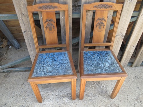 Lot anciennes chaise vintage - lot,