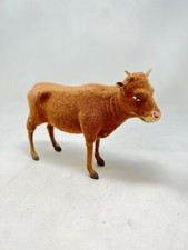 Large Santon animal nursery cow Provencal Christmas decorations 