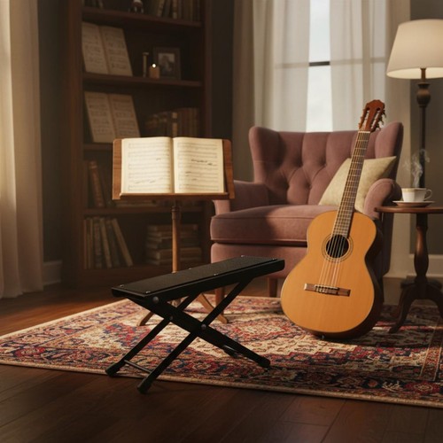 Repose pied pliable guitare - pliable,
