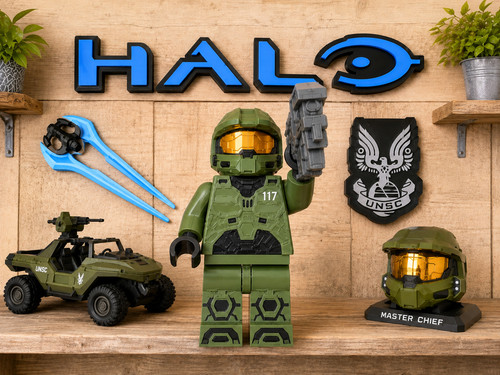 Figurine géante master chief - figurine,