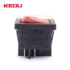 1PC Rocker Switch KEDU HY12 4pin 16(8)A250V Waterproof ON-OFF Push Button Switch