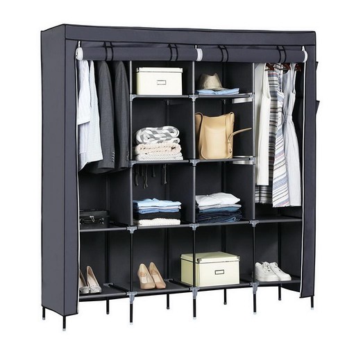 Grande armoire tissu avec - armoire, en