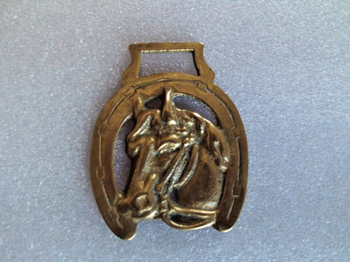 Ancien horse brass laiton