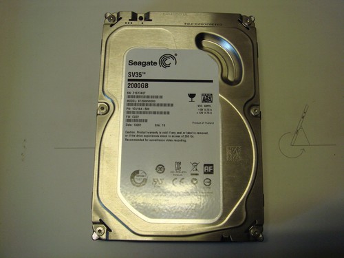 Hdd disque dur seagate 2to - disque,