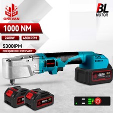 Clé à cliquet électrique sans fil 1000Nm 1/2" pour enlever les vis et les écrous