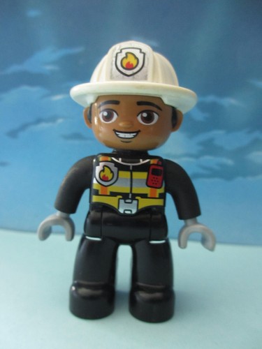 Figurine lego duplo sapeur - figurine,