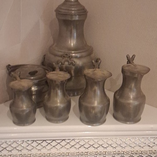 Objets ancien étain - objets, en