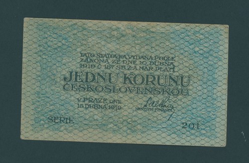 Czechoslovakia koruna 1919 - czechoslovakia,
