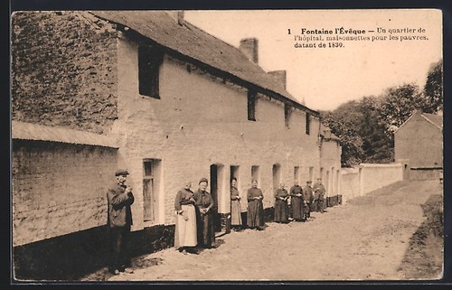Cpa fontaine évêque - cpa,