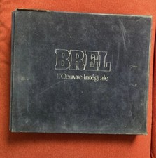 JACQUES BREL  VINYLES L'oeuvre