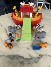 PLAYMOBIL 123 ARCHE DE NOE TRANSPORTABLE 6765 COMPLET