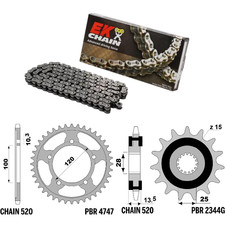 Kit De Transmission Aprilia Tuareg 660 21-24 Chaîne 520 Couronne 42 Pignon 15