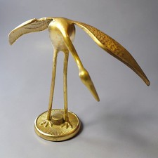 Sculpture oiseau en laiton