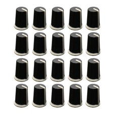 20PCS Noir Eq Rotatif Bouton