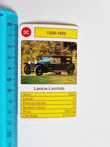 Lancia lambda carte rare - rare,