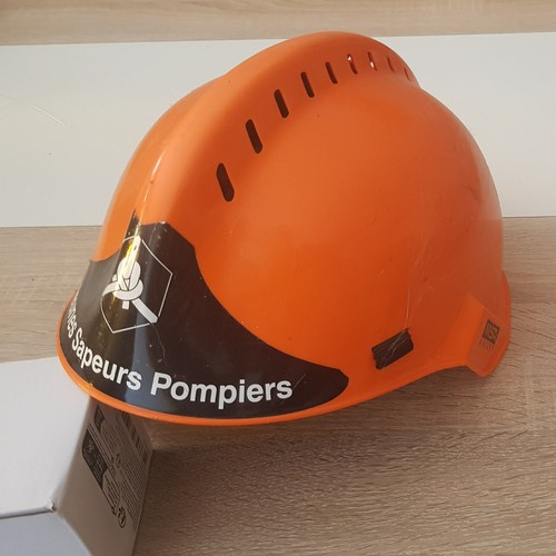 Casque pompier orange - casque, "jeunes