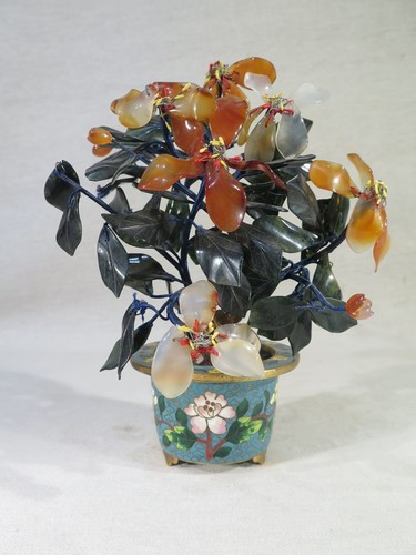 Ancien arbre stylise pierre - ancien, en