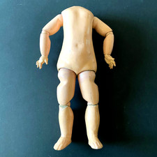 Ancien Corps pour Poupée en Porcelaine - Epoque 1900 - H. 48 cm