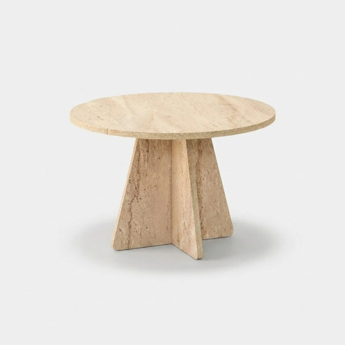 Table basse ronde mélamine - en,