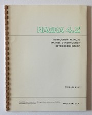 Nagra 4.2 L & LSP Instruction Manual 1972? Instruction VERY GOOD