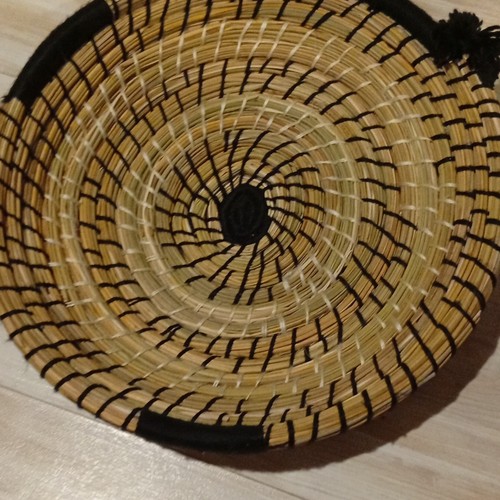 Panier artisanat fait rond - artisanat,