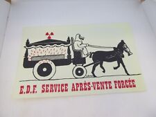STICKER / STICKER - EDF SERVICE AFTER SALE FORCED - HEARSE - NUCLEAR