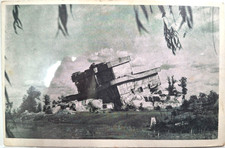 Berlin Germany Air Raid Bunker after destruction by Allies WWII Postcard
