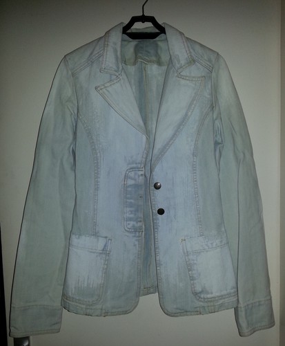 Veste jeans stone washed - veste,