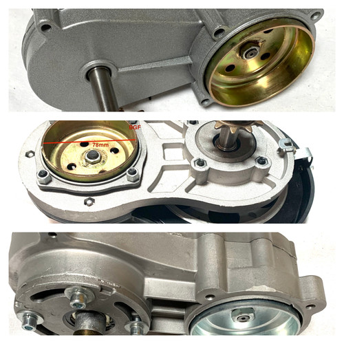 Transmission gear box stroke - box, 4-stroke