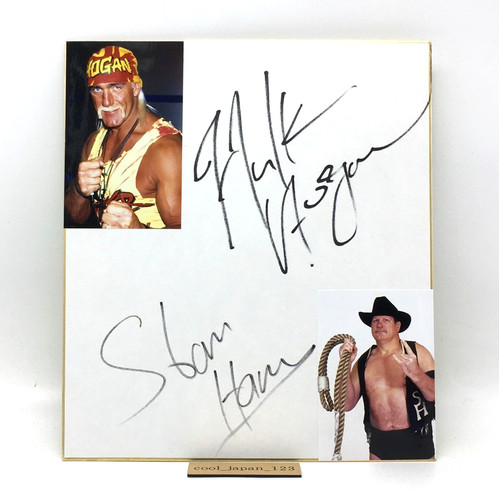 Autographe signé hulk hogan - autographe,