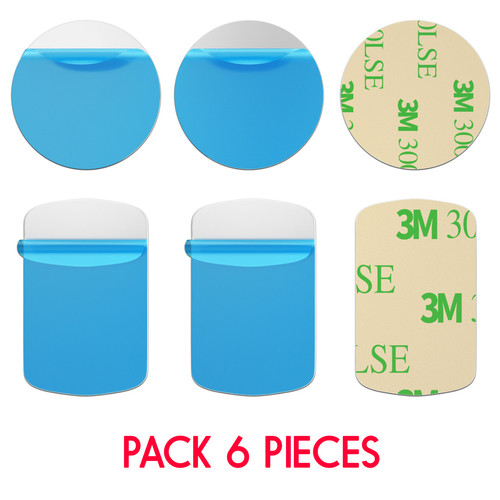 6pcs plaque métal pad - 6pcs,
