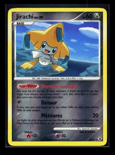 Carte pokémon jirachi - carte,
