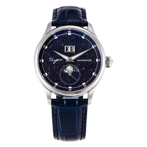 Sugess men 41mm moonphase - sugess, men's