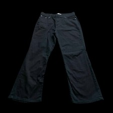 Levi's Boot Cut 512 Jeans Women's Black Button-Fly Perfectly Slimming - W32