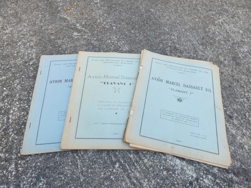 Lot manuels avion marcel - manuels,