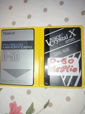 ROLAND 2 CARD PN-00 MACHINE MEMORY + RAM 256K SOUNDS NEW X ROLAND D50/550