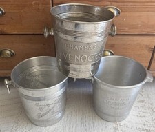 Anciens Rares Lot de 3 seau à