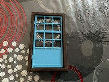 PLAYMOBIL WESTERN - porte  bleu 