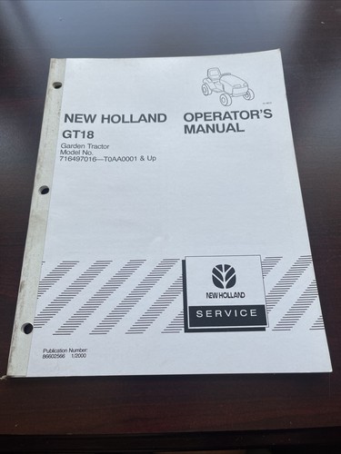 New holland gt18 - new,